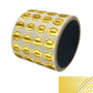 10,000 TamperVoidPro® Gold Tamper Evident Security Labels Seal Sticker, Round/ Circle 0.625" diameter (16mm). Printed: Warranty Void if Removed + Serialization