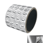 2,000 TamperVoidPro® Metallic Silver/ Chrome Tamper Evident Security Labels Seal Sticker, Round/ Circle 0.625" diameter (16mm). Printed: Warranty Void if Removed + Serialization