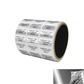 500 TamperVoidPro® Metallic Silver/ Chrome Tamper Evident Security Labels Seal Sticker, Rectangle 1" x 0.5" (25mm x 13mm). Printed: Warranty Void if Removed.