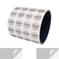 2,000 TamperVoidPro® Metallic Silver Matte Tamper Evident Security Labels Seal Sticker, Round/ Circle 0.625" diameter (16mm). Printed: Warranty Void if Removed + Serialization