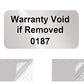 1,000 TamperVoidPro® Metallic Silver Matte Tamper Evident Security Labels Seal Sticker, Rectangle 0.1" x 0.5" (25mm x 13mm). Printed: Warranty Void if Label Removed.