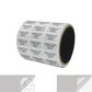500 TamperVoidPro® Metallic Silver Matte Tamper Evident Security Labels Seal Sticker, Rectangle 0.1" x 0.5" (25mm x 13mm). Printed: Warranty Void if Removed + Serial Number