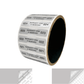 5,000 TamperVoidPro® Tamper Evident Security Labels Seal Sticker, Dogbone Shape Size 1.75" x 0.375 (44mm x 9mm). Printed: Warranty Void if Label Removed + Serialization.