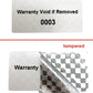 1,000 TamperVoidPro¬Æ Metallic Silver Matte Tamper Evident Security Labels Seal Sticker, Rectangle 2" x 1" (51mm x 25mm). Printed: Warranty Void if Label Removed + Serial Number.