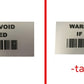 10,000 TamperVoidPro¬Æ Metallic Silver Matte Tamper Evident Security Labels Seal Sticker, Rectangle 2.75" x 1" (70mm x 25mm). Printed: Warranty Void if Label Removed + Serial Number.