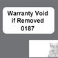 250 White TamperVoidPro Tamper Evident Security Labels Seal Sticker, Rectangle 1" x 0.5" (25mm x 13mm). Printed: Warranty Void if Removed + Serialization.
