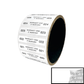 10,000 TamperVoidPro® White Tamper Evident Security Labels Seal Sticker, Dogbone Shape Size 1.75" x 0.375 (44mm x 9mm). Printed: Warranty Void if Removed + Serialization.