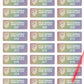 5,000 Rainbow TamperColor® Tamper Evident Security Label Seal Sticker, Size 1" x 0.375" (25mm x 9mm).Demetalized Laser Customization. >Click on item details to customize it.