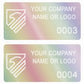 5,000 Rainbow TamperColor® Tamper Evident Security Label Seal Sticker, size: 2" x 1" (51mm x 25mm).Demetalized Laser Customization. >Click on item details to customize it.