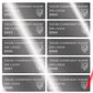 5,000 Silver Bright/ Chrome TamperGuard® Tamper-Evident Security Label Seal Sticker Non Residue, Rectangle 1.5" x 0.6" (38mm x 15mm). Demetalized Laser Customization. >Click on item details to customize it.