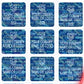 5,000 Tamper Evident Holographic Bright Blue Security Label Seal Sticker, Square 0.75" (19mm). Demetalized Laser Customization. >Click on item details to customize it.