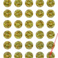 5,000 Tamper Evident Holographic Golden Security Round Label Seal Sticker, Round/ Circle 0.625" diameter (16mm). Demetalized Laser Customization. >Click on item details to customize it.