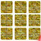 5,000 Tamper Evident Holographic Bright Gold Security Label Seal Sticker, Square 1" x 1" (25mm x 25mm). Demetalized Laser Customization. >Click on item details to customize it.