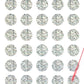 5,000 Tamper Evident Hologram Bright Silver Security Round Label Seal Sticker, Round/ Circle 0.5" diameter (13mm). Demetalized Laser Customization. >Click on item details to customize it.