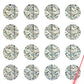 5,000 Tamper Evident Hologram Silver Bright Security Round Label Seal Sticker, Round/ Circle 0.625" diameter (16mm). Demetalized Laser Customization. >Click on item details to customize it.