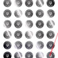 5,000 Silver Bright TamperVoidPro Metallic Tamper Evident Security Labels Seal Sticker, Round/ Circle 0.5" diameter (13mm). Demetalized Laser Customization. >Click on item details to customize it.