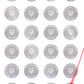 5,000 Silver Matte TamperVoidPro Metallic Tamper Evident Security Labels Seal Sticker, Round/ Circle 0.625" diameter (16mm). Demetalized Laser Customization. >Click on item details to customize it.