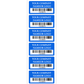10,000 Custom Printed Two Colors Asset Identification Tags 2" x 1" (51mm x 25mm) >Click on item details to customize.