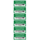 10,000 Custom Printed Two Colors Asset Identification Tags 2" x 1" (51mm x 25mm) >Click on item details to customize.