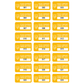 10,000 Custom Printed Two Colors Asset Identification Tags 1" x 0.5" (25mm x 13mm) >Click on item details to customize.