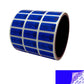 1,000 TamperColor® Blue Custom Printed Security Labels: Tamper Evident, Rectangle 1" x 0.5" (25mm x 13mm) >Click on item details to customize.
