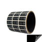 2,000 Black TamperGuard® Tamper Evident Security Label Seal Sticker Non Residue, Rectangle 1"x 0.5" (25mm x 13mm). Custom Print. >Click on item details to customize it.