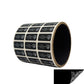 5,000 Black TamperGuard® Tamper Evident Security Label Seal Sticker Non Residue, Rectangle 1"x 0.5" (25mm x 13mm). Custom Print. >Click on item details to customize it.