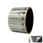 2,000 Silver Bright TamperGuard® Tamper Evident Security Label Seal Sticker Non Residue, Rectangle 1"x 0.5" (25mm x 13mm). Custom Print. >Click on item details to customize it.