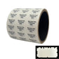 500 White Destructible Security Labels 1" x 0.5" (25mm x 13mm), Printed: Warranty, Void if Removed + Serial Number
