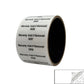 250 White TamperColor® Tamper Evident Security Label Seal Sticker, Rectangle 2" x 0.5" (51mm x 13mm). Printed: Warranty Void if Removed + Serial Number