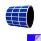 250 Blue Tamper-Evident Security Labels TamperColor® Seal Stickers, Rectangle 1" x 0.5" (25mm x 13mm).