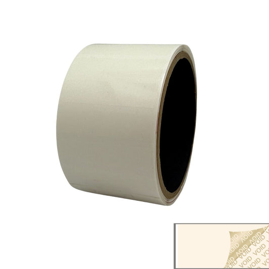 5,000 Clear TamperColor® Tamper Evident Security Label Seal Sticker, Rectangle 2" x 0.5" (51mm x 13mm).