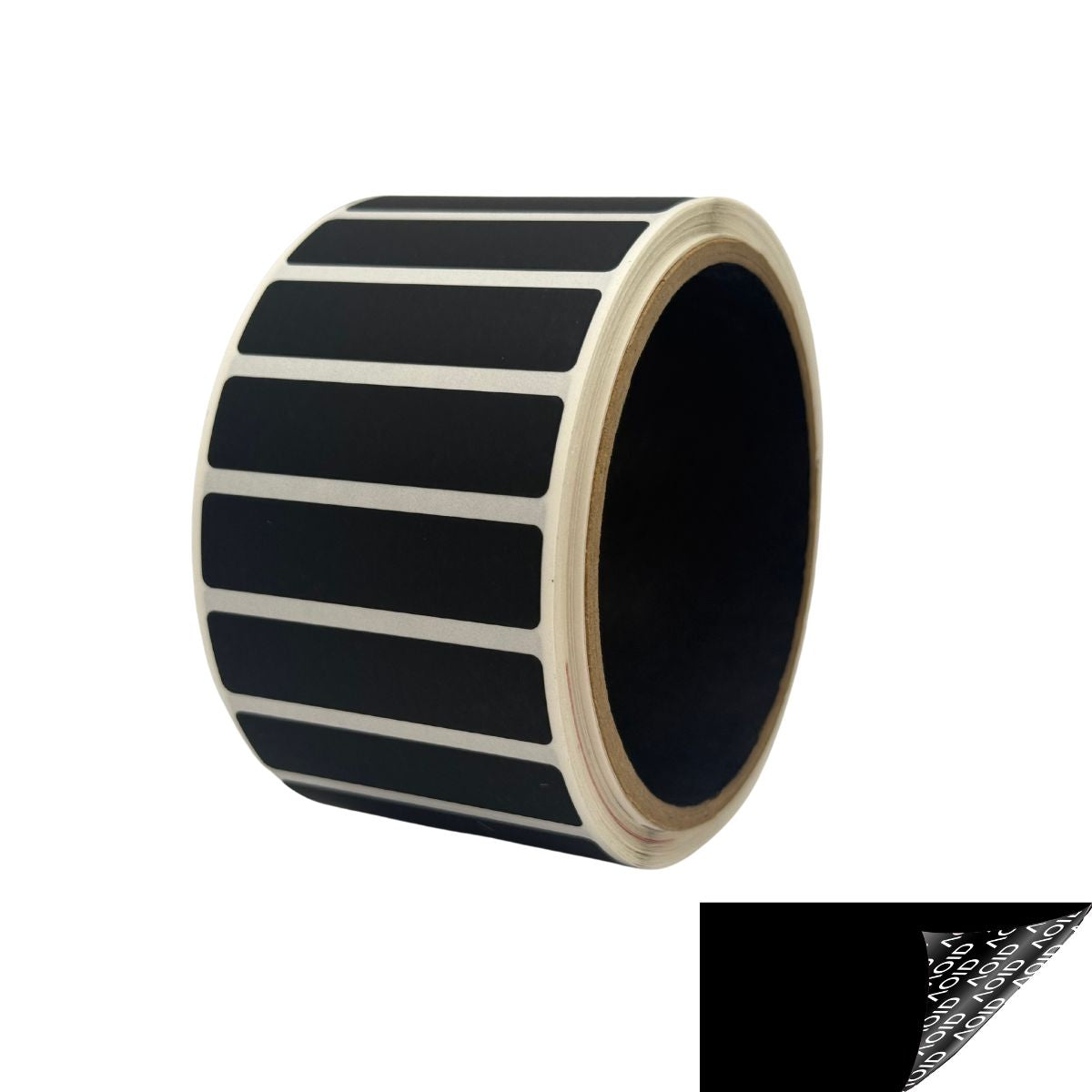 250 Black No Residue Tamper-Evident Security Labels TamperGuard¬Æ Seal Sticker, Rectangle 2" x 0.5" (51mm x 13mm).