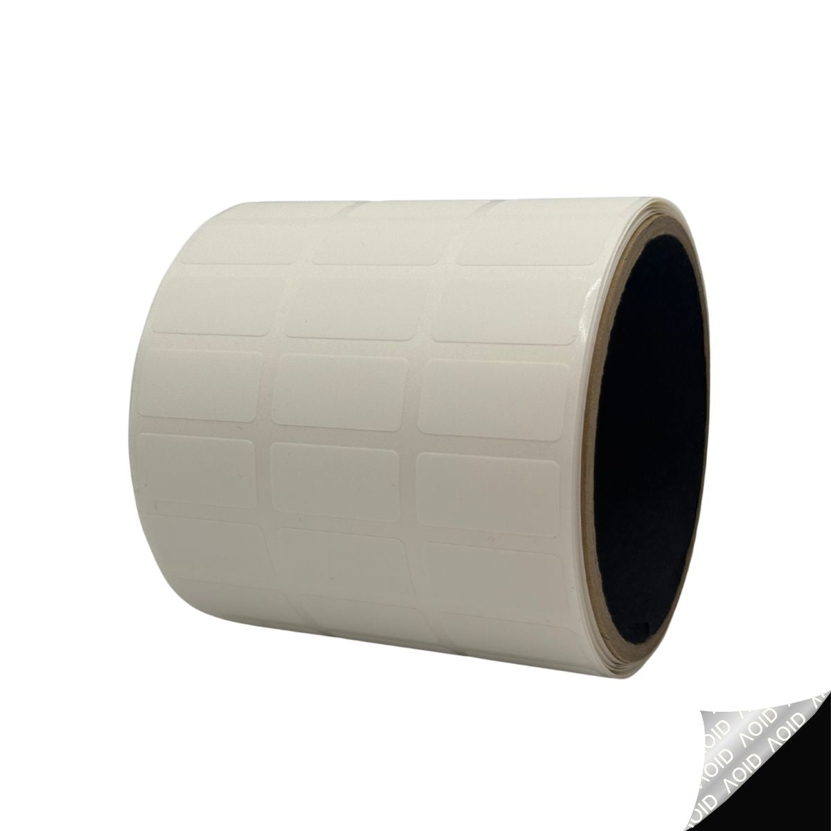 1,000 White TamperGuard® Tamper Evident Security Label Seal Sticker Non Residue, Rectangle 1"x 0.5" (25mm x 13mm).