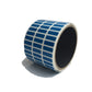 10,000 Blue Tamper-Evident Security Labels TamperColor® Seal Stickers, Rectangle 0.75" x 0.25" (19mm x 6mm).
