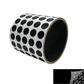 2,000 Black Tamper-Evident Security Labels TamperColor® Seal Stickers, Circle 0.5" (13mm).