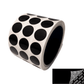1,000 Black TamperColor® Tamper Evident Security Label Seal Sticker, Circle 0.75" (19mm).