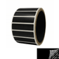 10,000 Black TamperColor® Tamper Evident Security Label Seal Sticker, Rectangle 2" x 0.5" (51mm x 13mm).