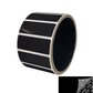 500 Black TamperColor® Tamper Evident Security Label Seal Sticker, Rectangle 2" x 0.75" (51mm x 19mm).