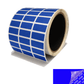 250 Blue Tamper-Evident Security Labels TamperColor® Seal Stickers, Rectangle 1" x 0.5" (25mm x 13mm).