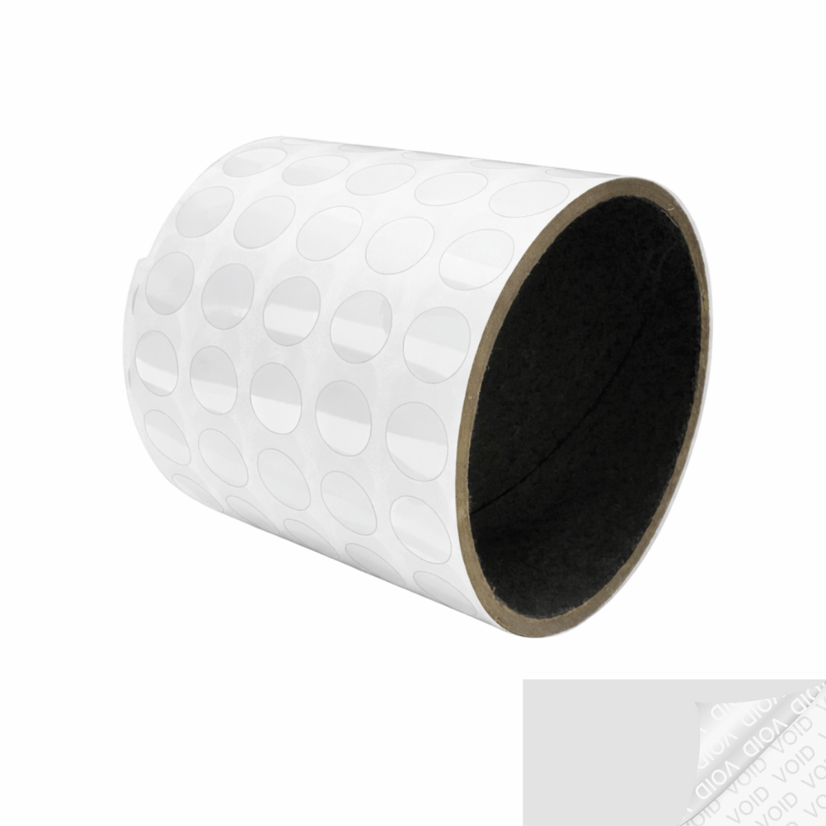 250 Clear Tamper-Evident Security Labels TamperColor® Seal Stickers, Circle 0.5" (13mm).