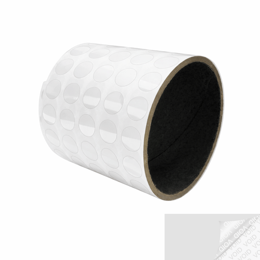 5,000 Clear Tamper-Evident Security Labels TamperColor® Seal Stickers, Circle 0.5" (13mm).