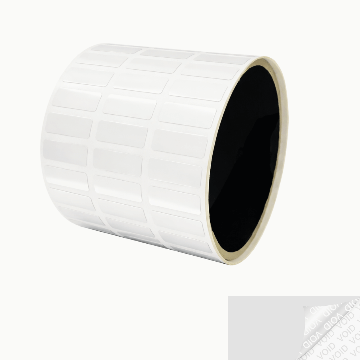 250 Clear Tamper-Evident Security Labels TamperColor® Seal Stickers, Rectangle 0.75" x 0.25" (19mm x 6mm).