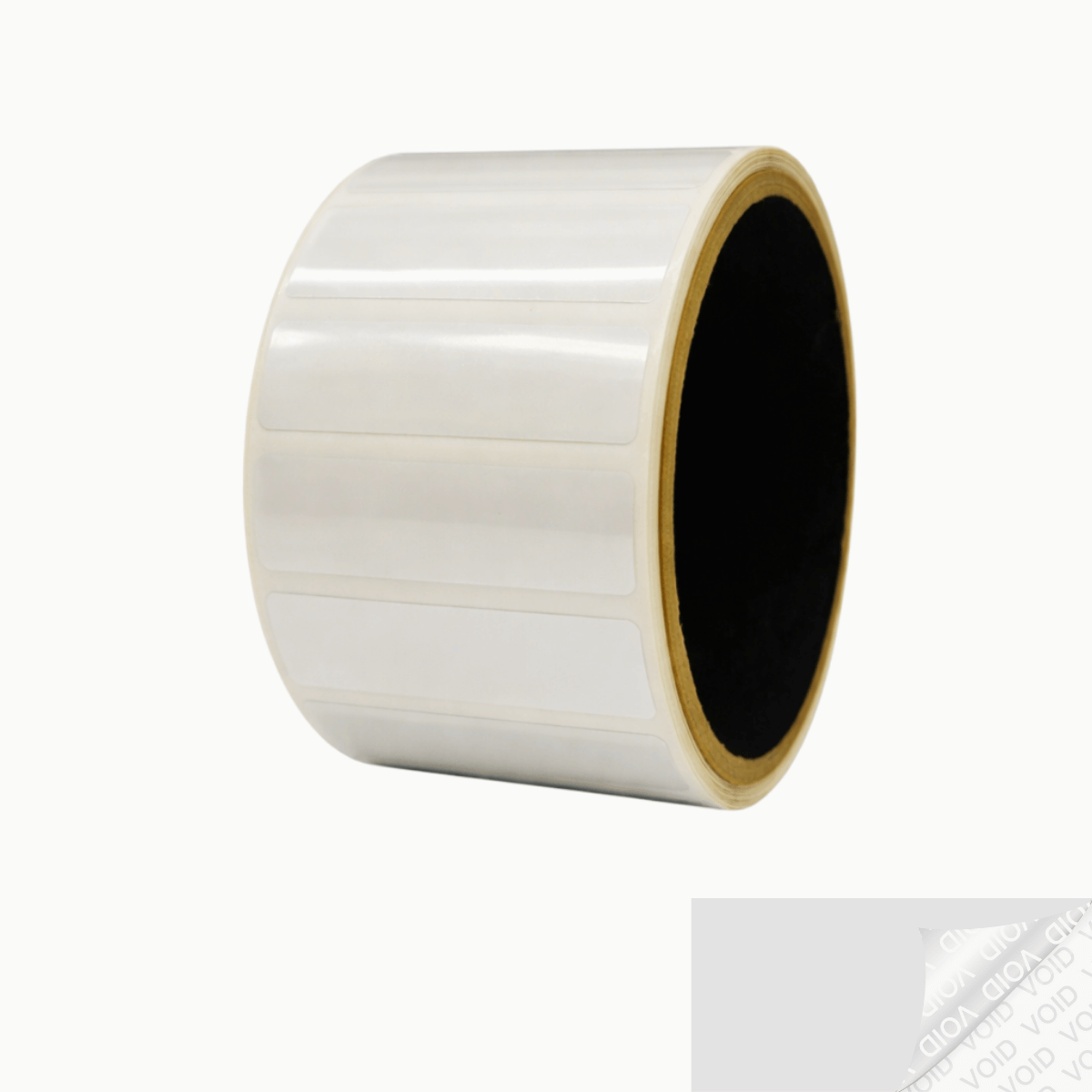 250 Clear TamperColor® Tamper Evident Security Label Seal Sticker, Rectangle 2" x 0.5" (51mm x 13mm).