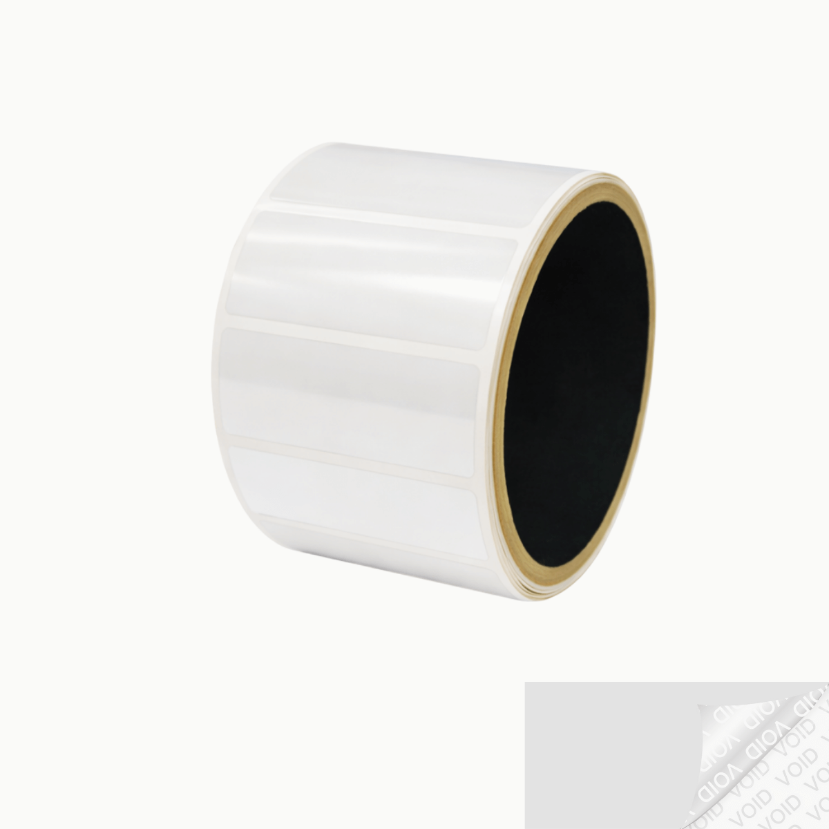 5,000 Clear TamperColor® Tamper Evident Security Label Seal Sticker, Rectangle 2" x 0.75" (51mm x 19mm).