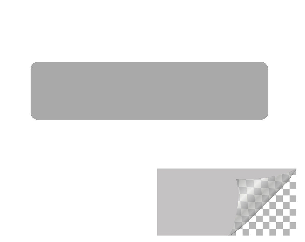1,000 Grey TamperColor® Tamper Evident Security Label Seal Sticker, Rectangle 1"x 0.375" (25mm x 9mm).