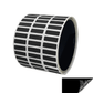 250 Black TamperGuard® Tamper Evident Security Label Seal Sticker Non Residue, Rectangle 0.75" x 0.25" (19mm x 6mm).