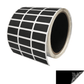 250 Black TamperGuard® Tamper Evident Security Label Seal Sticker Non Residue, Rectangle 1"x 0.5" (25mm x 13mm).