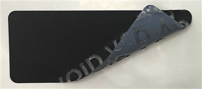 2,000 Black No Residue Tamper-Evident Security Labels TamperGuard® Seal Sticker, Rectangle 1.5" x 0.6" (38mm x 15mm).