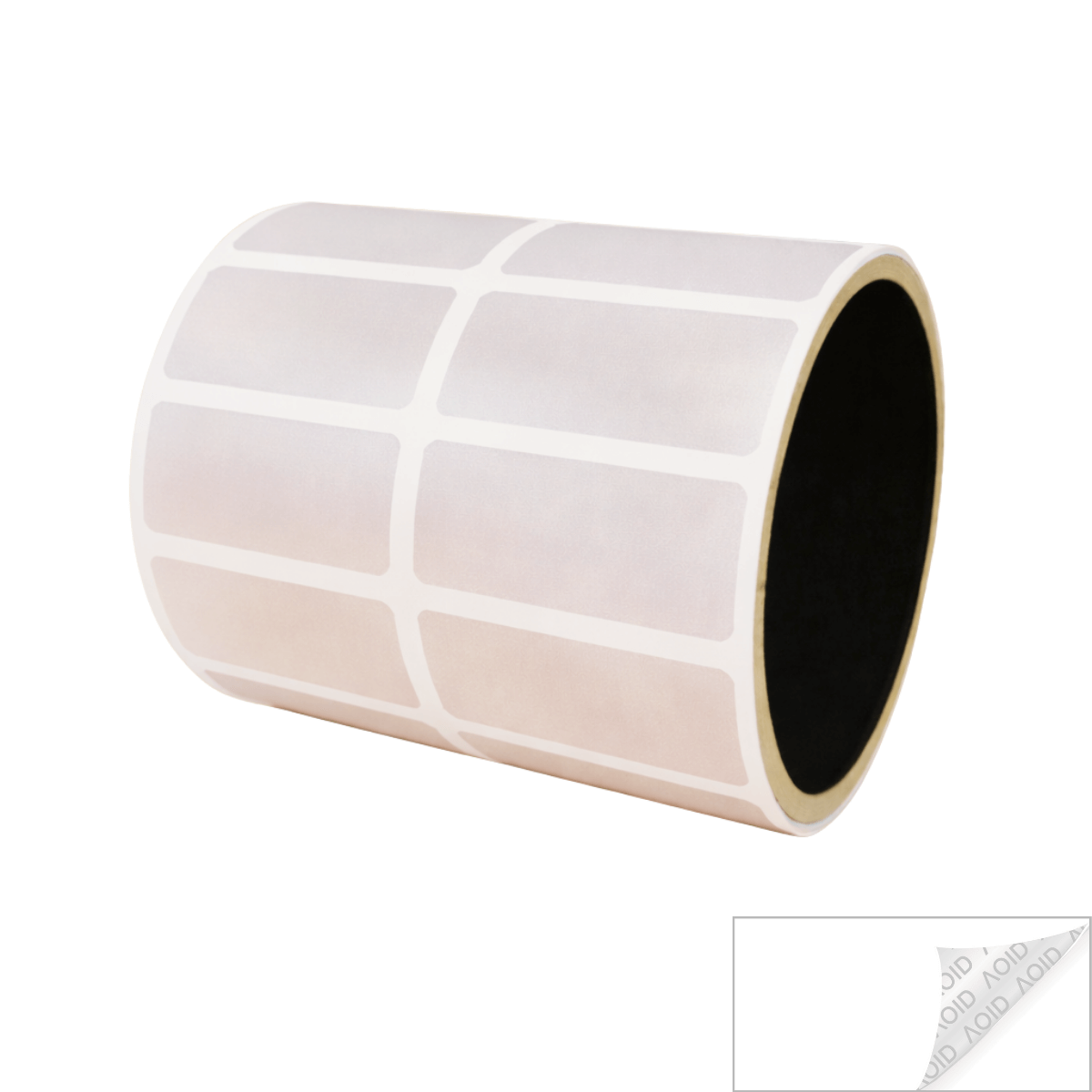 250 Clear No Residue Tamper-Evident Security Labels TamperGuard® Seal Sticker, Rectangle 1.5" x 0.6" (38mm x 15mm).